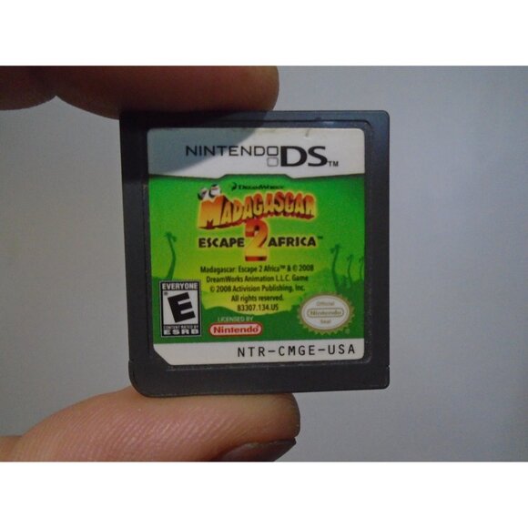 Lot Of 2 Nintendo DS Games, Finding Nemo, Madagascar 2 Games ONLY, no Cases - Picture 2 of 3